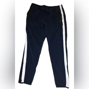 Polo Ralph Lauren Striped Track Sweatpants Navy Blue | I Size Large Like New